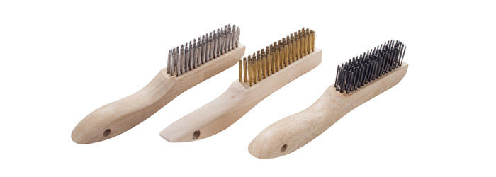 14180 Shoe Handle Wire Scratch Brush